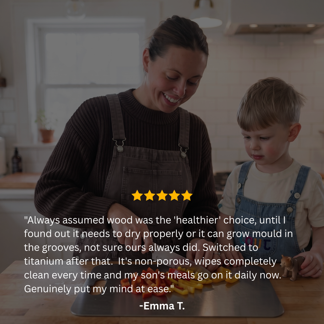 Zenhome Titanium Cutting Board